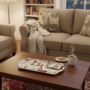 15.5” London Landmarks Souvenir Tea Tray